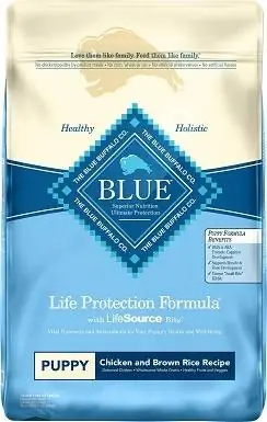 3Blue Buffalo Life Protection Formula Puppy Chicken & Brown Rice Recipe Dry Food Dog