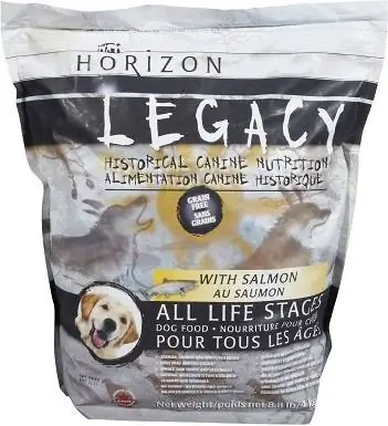 9Horizon Legacy with Salmon All Life Stages Alimento seco para perros sin granos