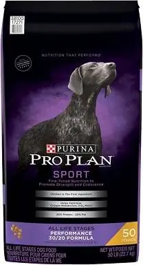 1Purina Pro Plan All Life Stages Performance 3020 طعام جاف للكلاب بتركيبة الدجاج والأرز