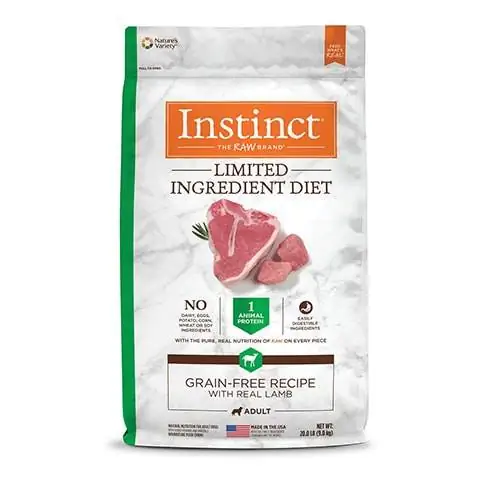 Resipi Tanpa Bijian Diet Ramuan Terhad Instinct dengan Lamb