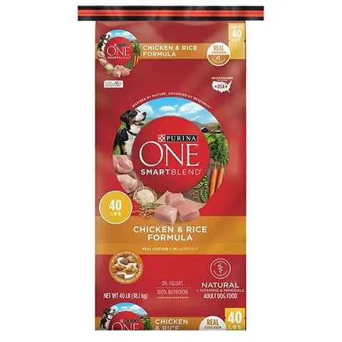 طعام الكلاب الجاف من Purina ONE Natural SmartBlend Chicken & Rice Formula