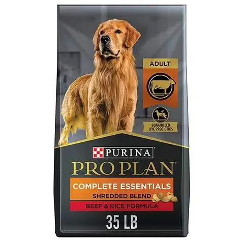 Purina Pro Plan Adult Shredded Blend Beef at Rice