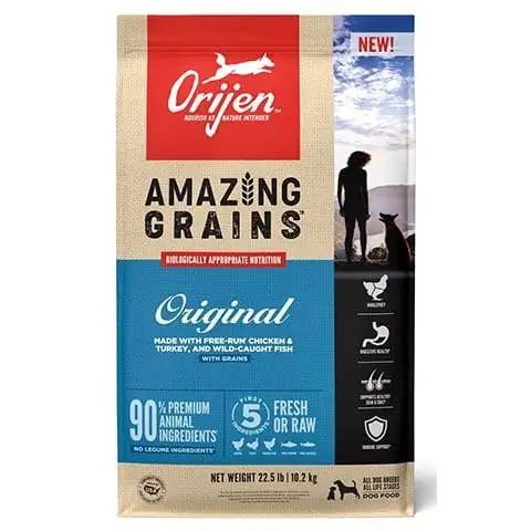 Orijen Amazing Grains Ushqim Origjinal Dry Dog