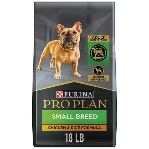 Purina Pro Plan mazo šķirņu vistas un rīsu sausā suņu barība