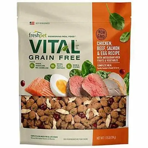 Rețetă de pui, vită, somon și ouă fără cereale Vital