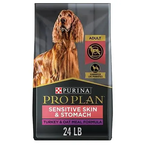 Purina Pro Plan speciális érzékeny bőrre és gyomorra pulyka és zabliszt formula magas fehérjetartalmú száraz kutyaeledel