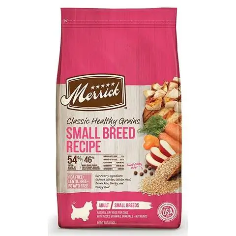 Merrick Classic He althy Grains Small Breed Recipe Adult Suha hrana za pse