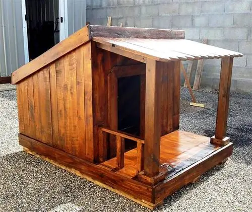 Rencana Rumah Anjing Pallet Dari DIY Craftsy