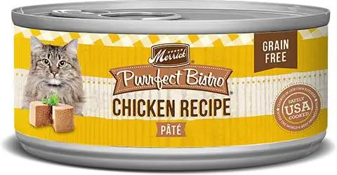 Merrick Purrfect Bistro Walang Butil na Chicken Pate ng Canned Cat Food