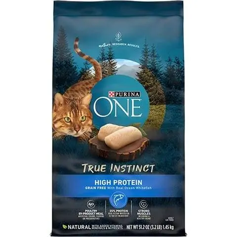 Purina ONE True Instinct Naturlig kornfri med hav hvidfisk tør kattefoder