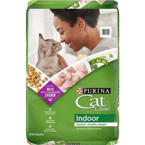 Purina Cat Chow כדור שיער מקורה ומשקל בריא מזון יבש לחתולים (1)