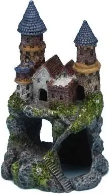 Penn Plax Enchanted Castles аквариумын безендіру