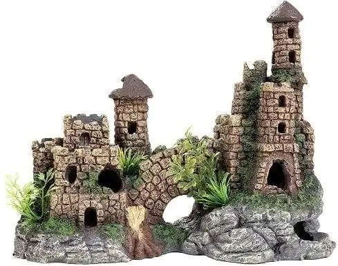 Aquarium Ornament Castle Hideout Aquarium Decorations