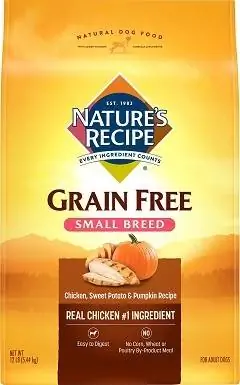 6Nature's Recipe Small Breed Grain-Free Chicken