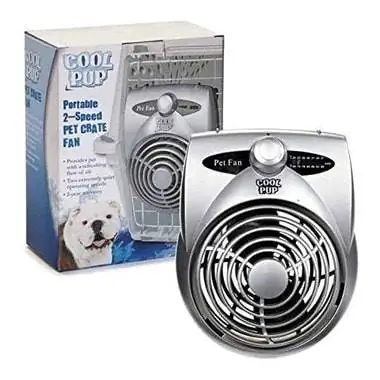 Ventilador de refrigeração para cachorro legal PEZW11039 caixa de cachorro