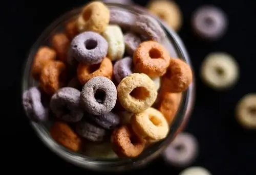 castron de cheerios colorate