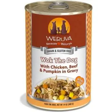 Weruva Wok the Dog กับไก่ เนื้อ และฟักทอง