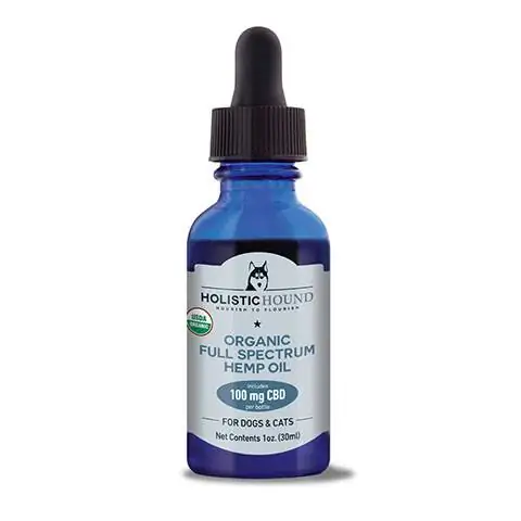 Aceite de cáñamo de espectro completo orgánico Holistic Hound