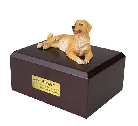 Dog Figurine Pet Cremation Urn