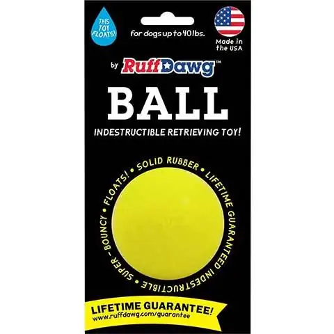 Ruff Dawg Indestructible Ball Tough Dog Chew Toy