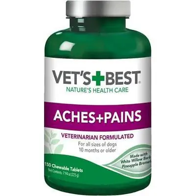 Vet's Best Aches + Pains Chewable Tablets Joint Supplement for Dogs