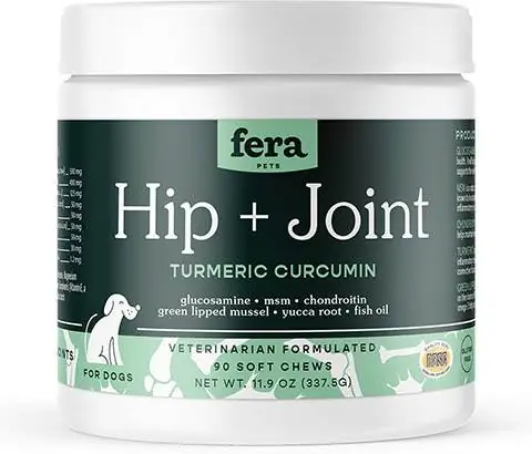 Fera Pet Organics Hip & Joint Soft Chew Dog อาหารเสริมสำหรับสุนัข