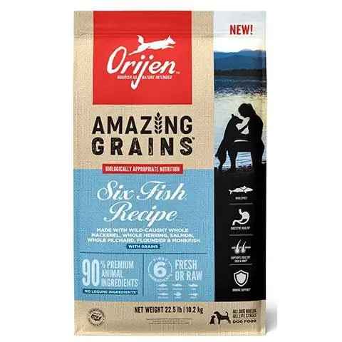 Orijen Amazing Grains Six Fish Resep