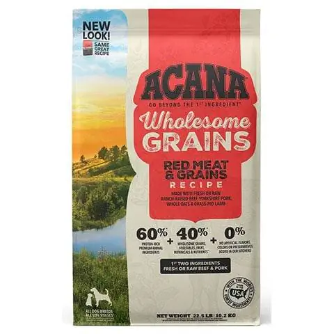 Acana Wholesome Grains Pulang Karne at Butil