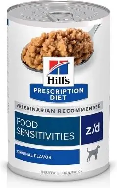 Hill's Prescription Diet zd Тері тағамы Сезімталдықтар Ылғалды ит тағамы