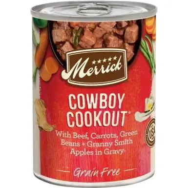 Merrick Hrană umedă pentru câini fără cereale Cowboy Cookout