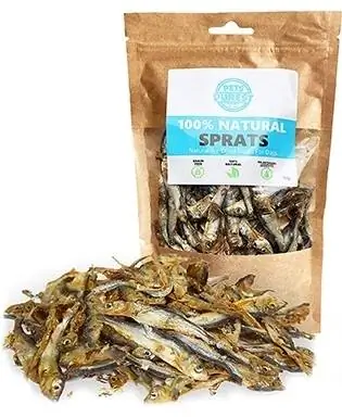 Гэрийн тэжээмэл амьтад Хамгийн цэвэр байгалийн Sprats Агаар хатаасан