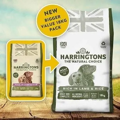 Makanan Anjing Kering Kambing & Beras Lengkap 1Harringtons