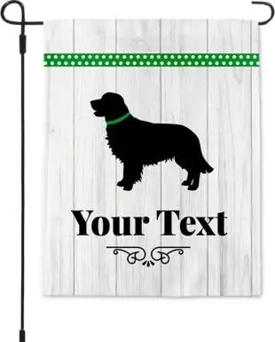 904 Custom Dog Breed Personalized Garden Flag