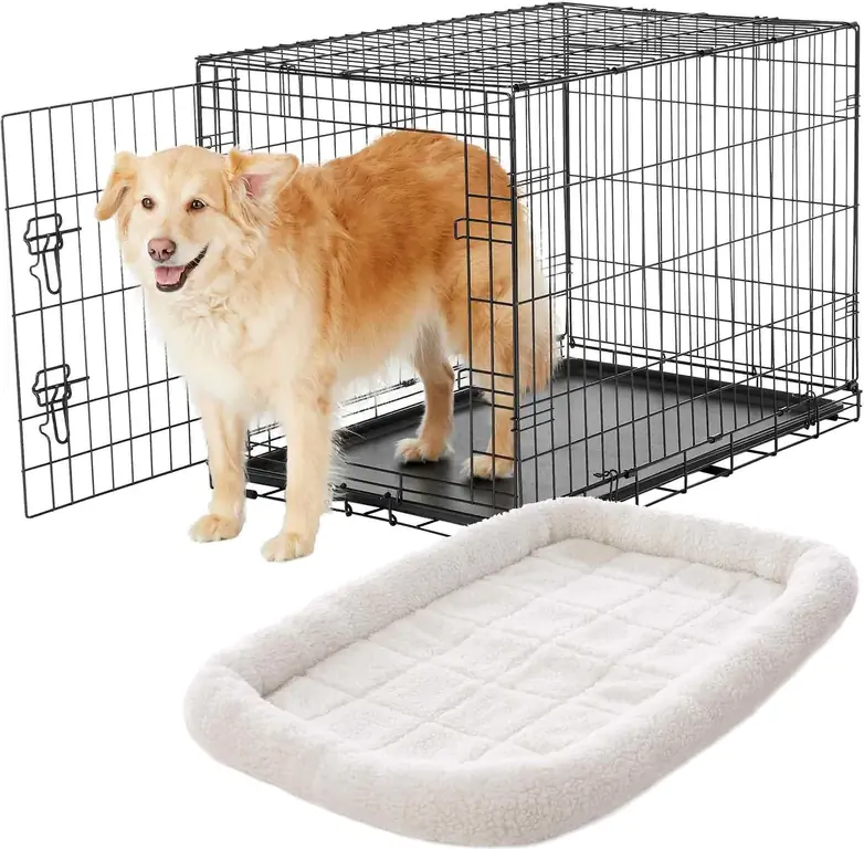 Frisco Fold & Carry Single Door Collapsible Wire Dog Crate