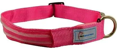 Pet Industries LED-Hundehalsband mit Metallschnalle