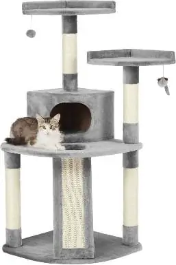 Árbol y condominio para gatos de piel sintética de Frisco