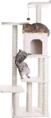 Armarkat Faux Fleece Cat Tree & Condo