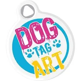 dog tag art logo