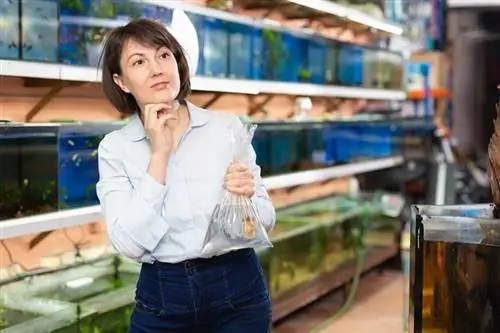 gelukkige-jonge-vrouw-met-goudvis_Iakov-Filimonov_shutterstock