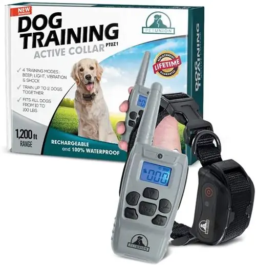 Pet Union PT0Z1 Dog Training Shock Antkaklis