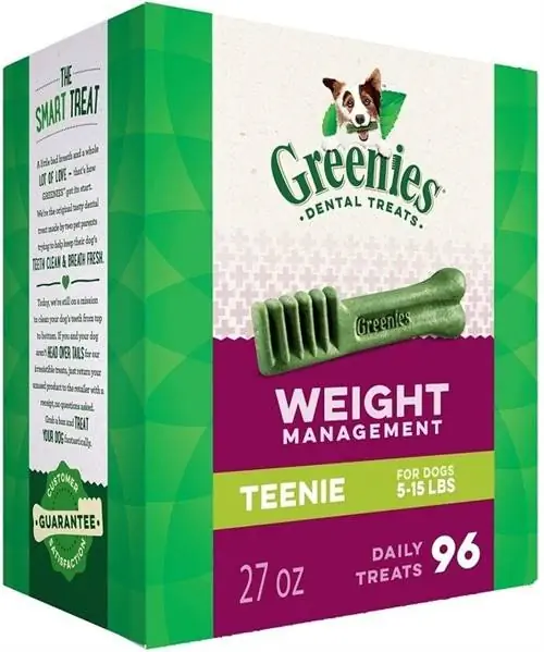 Greenies Weight Management Natuurlike Tandheelkundige Honde Behandel