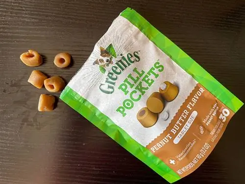 Greenies Pill Pockets hương vị bơ đậu phộng