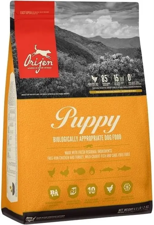 Orijen Puppy Dry Dog Ushqim - Biologjikisht i Përshtatshëm