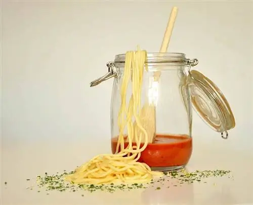 Cov dev puas noj Spaghetti Sauce? Cov Lus Qhia Txog Kev Noj Qab Haus Huv & Cov Lus Qhia Txog Kev Nyab Xeeb