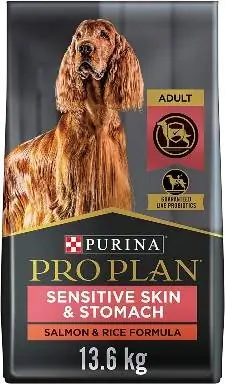 Purina Pro Plan მგრძნობიარე კანისა და კუჭის მშრალი ძაღლის საკვები