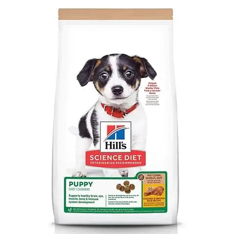 Ayam Puppy Diet Sains Hill & Anjing Kering Beras