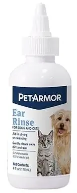 Enxaguante de ouvido PetArmor para cães e gatos