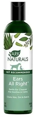 Loção de limpeza suave Ark Naturals Ears All Right para cães e gatos