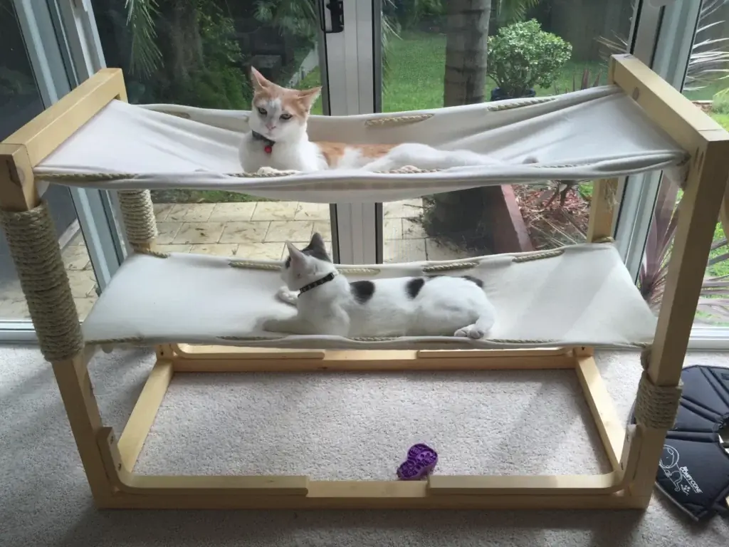 DIY Cat Bunkbed أرجوحة