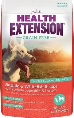 8He alth Extension Kornfri Buffalo & Whitefish Opskrift Tørt hundefoder